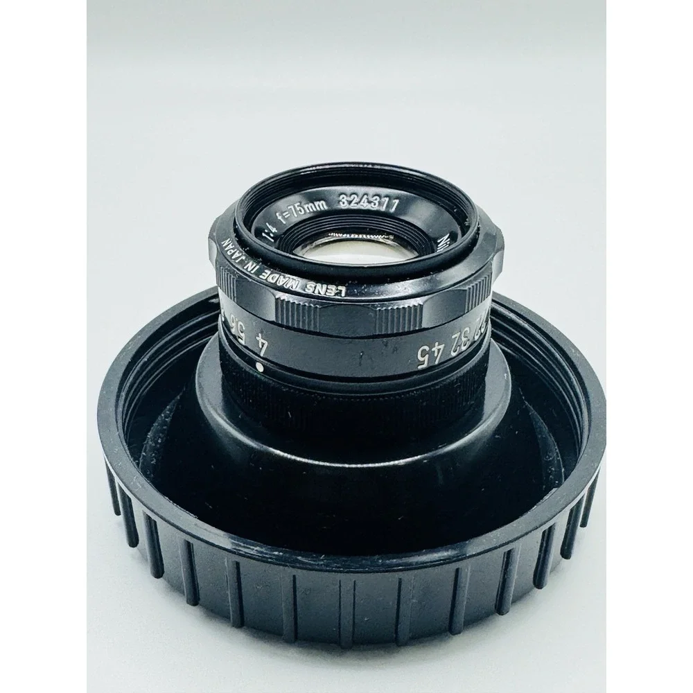 Nikon EL-Nikkor 75mm f/4 Enlarging Lens Made in Japan w/ Original Box Case
